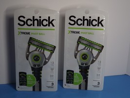 2 Packs Schick Xtreme Pivot Ball Disposable Razors 3 Each Pack New (I) - £14.01 GBP