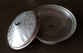 Hammered Aluminum Royal Sealy ~ Made in Japan ~ Covered Dish ~ 7&quot; Diameter - £17.93 GBP