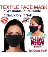 Cotton Face Mask Mouth Black Pink Soft Reusable Washable Respirator Cycl... - $2.65+