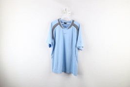 Vintage Nike Challenge Court Mens XL Travis Scott Center Swoosh T-Shirt Blue - £35.52 GBP