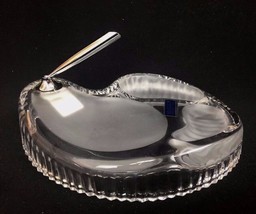 Waterford Marquis Crystal Cut Glas Pen Hold Golf Course Sand Trap Tray S... - £36.90 GBP