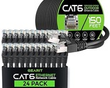GearIT 24Pack 4ft Cat6 Ethernet Cable &amp; 150ft Cat6 Cable - $192.99