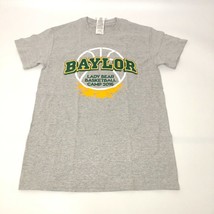 Baylor Bears Mens T Shirt S Small Gray Gildan Short Sleeve Basketball Cotton - £19.09 GBP