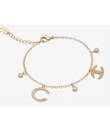 Just Cavalli Carabiner Charm Bracelet in Gold - $176.53 CAD