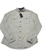 Jeremiah Shirt Mens M Corduroy Button Down Beige Tan Gorpcore Outdoor Ca... - $27.39