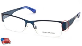 Emporio Armani EA 1018 3001 BLUE EYEGLASSES FRAME 53-17-140mm B32mm - £58.53 GBP