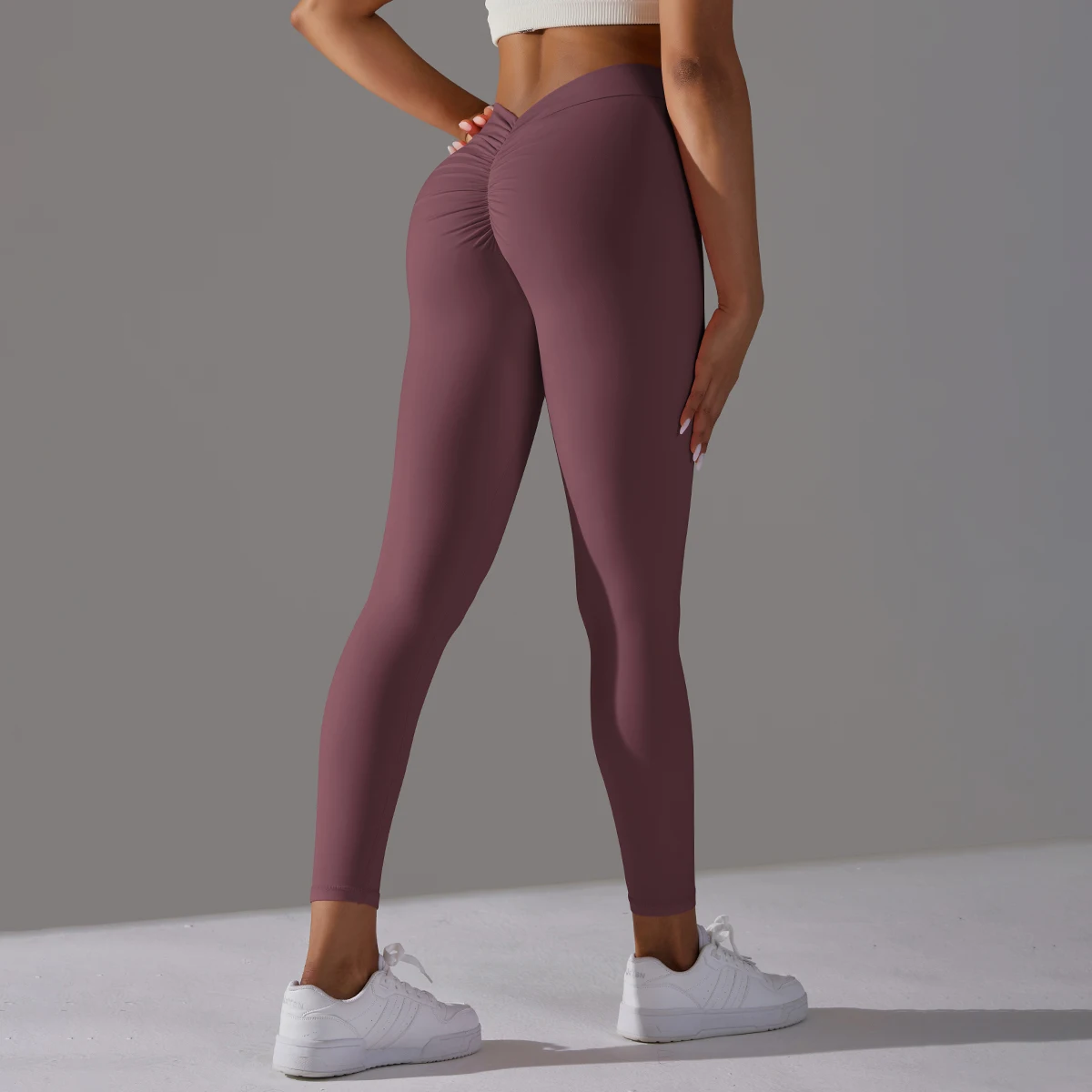 Women Seamless Solid Leggings  High Waist  Leggings Fashion Hip Lifting Running  - £122.80 GBP