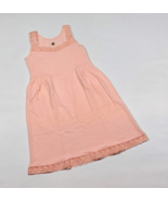 1950s soft pink summer night gown vintage Barbie style lace lingerie nig... - $38.92