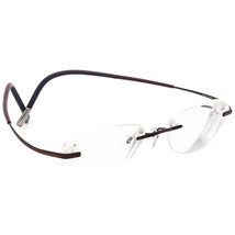 Silhouette Eyeglasses 7581 6062 Titan Brown Rimless Frame Austria 47[]19 140 - £133.76 GBP