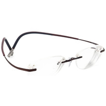 Silhouette Eyeglasses 7581 6062 Titan Brown Rimless Frame Austria 47[]19 140 - £133.30 GBP