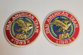 2 Patches 1983 Pan American Team USA - £27.97 GBP