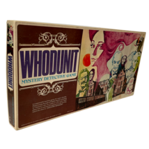 Whodunit Mystery Detective Game By Selchow &amp; Righter Vintage 1972 Family Fun - £23.57 GBP