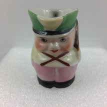 Occupied Japan Mini Soldier Toby Mug Character Jug Creamer Cream Pitcher... - $21.77