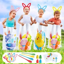 Easter Outdoor Games Potato Sack Race Bags for Kids Adults 4 Bunny Potato Sack B - £20.13 GBP