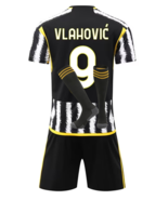 Soccer Uniform 9 Bianconeri Jersey suit Men Kid 2324 Dusan Vlahovic Shir... - $49.55