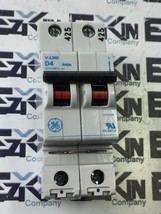 General Electric V37204 D4 Circuit Breaker 4Amp 2Pole 277-480VAC  - $12.50