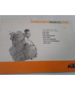 2005 KTM 625 Sm SXC 640 Aventure Duke LC4 660 Parties Manuel 3208175 - $15.99