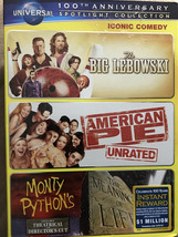 Big Lebowski - American Pie - Monty PYTHON- 3 Movie - Dvd Box Set - Brand New - £15.68 GBP