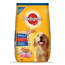 Pedigree Adult Dry Dog Food, Chicken &amp; Vegetables Flavour, 10kg Pack - £158.08 GBP