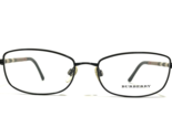 Burberry Eyeglasses Frames B1221 1001 Black Nova Check Cat Eye Wire 54-1... - $111.98