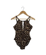 MagicSuit Swimsuit Womens 10 One Piece Leopard Animal Print Keyhole Ruch... - $832.63 MXN