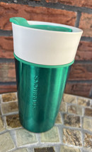 Starbucks 2015 Travel Mug Cup Lid 12 Oz Ceramic Doublewall Insulated Collectible - £22.01 GBP