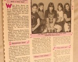 Menudo Vintage Teen Magazine 1 Page Article Keeps The Beat Going 1990s - $9.89