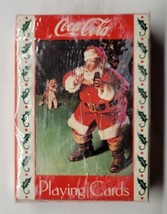 1993 Coca-Cola Brand No. 334 Santa Claus with Dog Playing Cards - £6.30 GBP