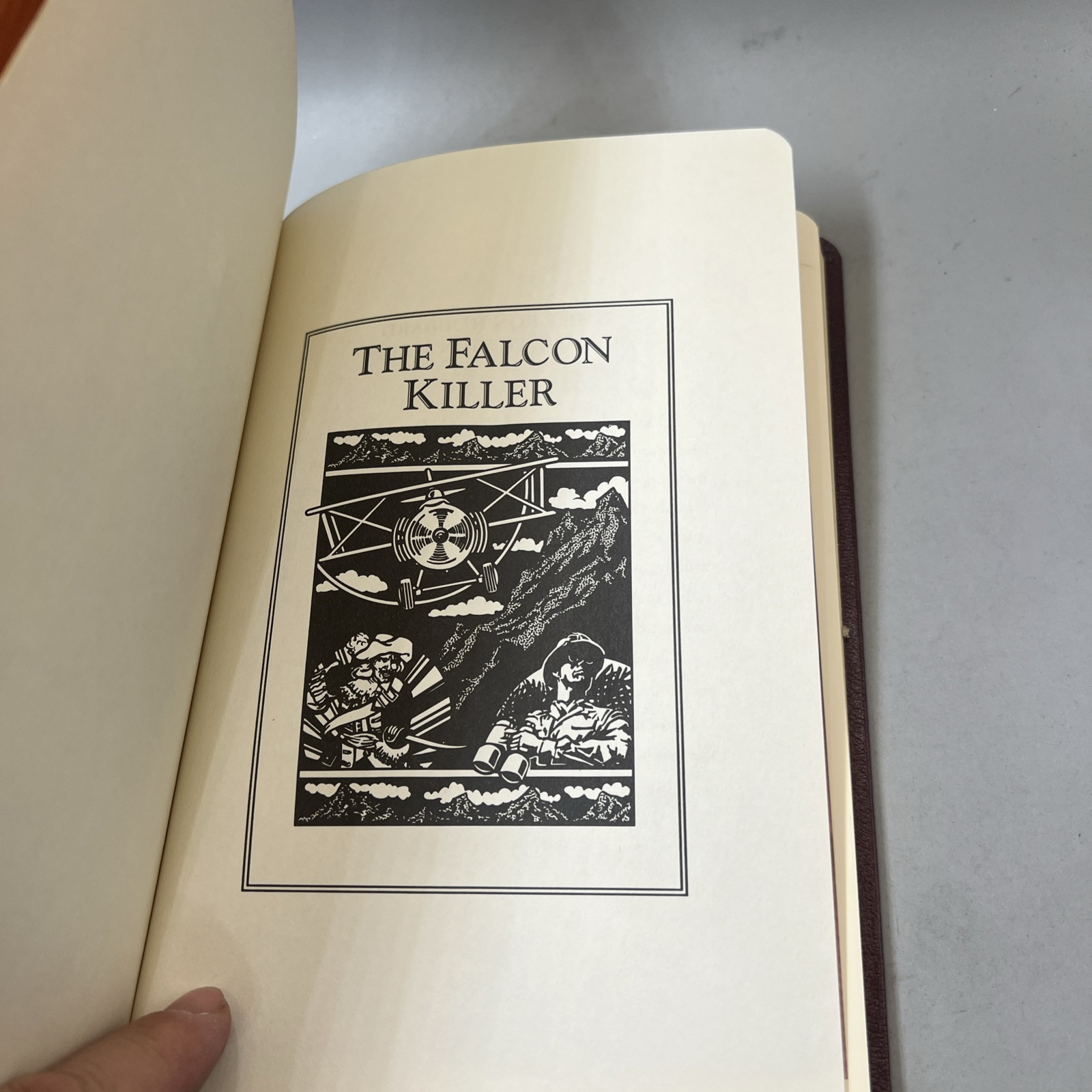 THE FALCON KILLER L Ron Hubbard LEATHERBOUND CLASSIC FICTION SERIES BOOK Item image 10