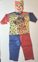 Vintage 1963 Ben Cooper Clown Costume &amp; Mask  U224 - $79.99