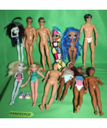 12 Assorted Fashion Dolls Barbie Ken Disney Monster High MGA Mattel Toys - £31.14 GBP