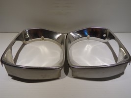 1975 76 Plymouth Duster Headlight Bezels OEM Valiant Scamp - £125.49 GBP