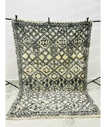 Custom abstract Morracan rug, Beni Ourain rug, Moroccan Boujaad rug, Ber... - £393.45 GBP