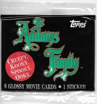 The Addams Family Movie Trading Cards One FACTORY SEALED 8 Card Pack 199... - £1.95 GBP