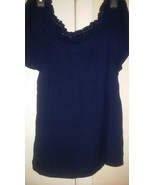 Derek Heart Girl Blue cool crinkles and shoulder spaghetti straps s/slee... - $123.03 MXN