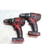Lot of 2 Defective Milwaukee 2606-20 M18 18V Coreless Drill Tool ONLY AS-IS - £41.89 GBP