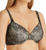 Bali Underwire Bra Womens One Smooth U Ultra Light Lace Overlay Smoothing DF6548 - £35.85 GBP