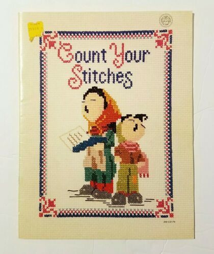 1975 Zim's Creative Craft Books Count Your Stitches CS176 Cross Stitch Book MINT - $9.99