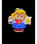 Fisher Price Current Little People Sarah Lynn Milk Maid Farmer Bucket Gr... - $230.68 MXN