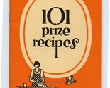 101 Prize Recipes Booklet Postum Company 1928 Battlecreek Michigan  - $17.82