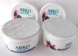 2X ARKO NEM Blackberry &amp; Yogurt Revitalizing Hand &amp; Body Cream 10.1 oz - £13.32 GBP