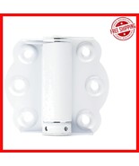 White Finish Adjustable Spring Loaded Hinges - 2 Pack for Seamless Closure - $39.51 CAD