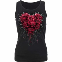 Spiral direct bleeding heart  womens  razor back roses Black  new - £18.38 GBP