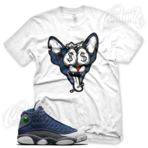 CASH CAT Sneaker T Shirt for J1 Retro 13 Flint Navy White French Blue - £20.43 GBP+