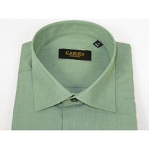 Mens Shirt Hankie CASILA Turkey Cotton Blend Long Sleeves 501770-07 Solid Green image 7