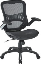 Managers Chair By Office Star With Mesh Seat And Back, Black. - $239.93
