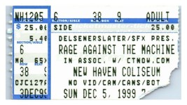 Rage Against The Machine Ticket Stumpf Dezember 5 1999 Neu Haven Connecticut - £34.39 GBP
