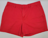 Tommy Hilfiger Bermuda Chino Shorts Womens Size 8 Orange 100% Cotton Tro... - $14.00