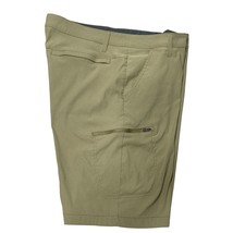 Weatherproof Vintage Mens Shorts Khaki Front Zip Thigh Pocket Back Pocke... - $13.49