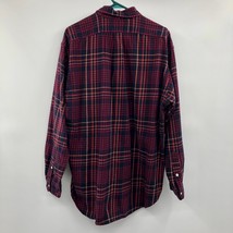 Ralph Lauren Blaire Plaid Flannel Shirt Mens L Used - £15.86 GBP